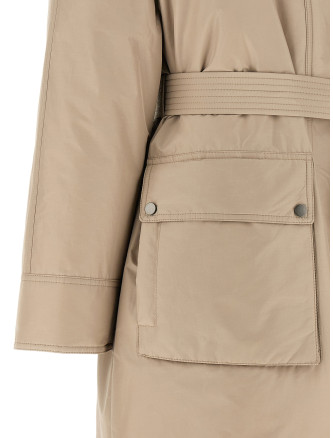 Пуховик BRUNELLO CUCINELLI Beige long down jacket (MH5259529C030) #