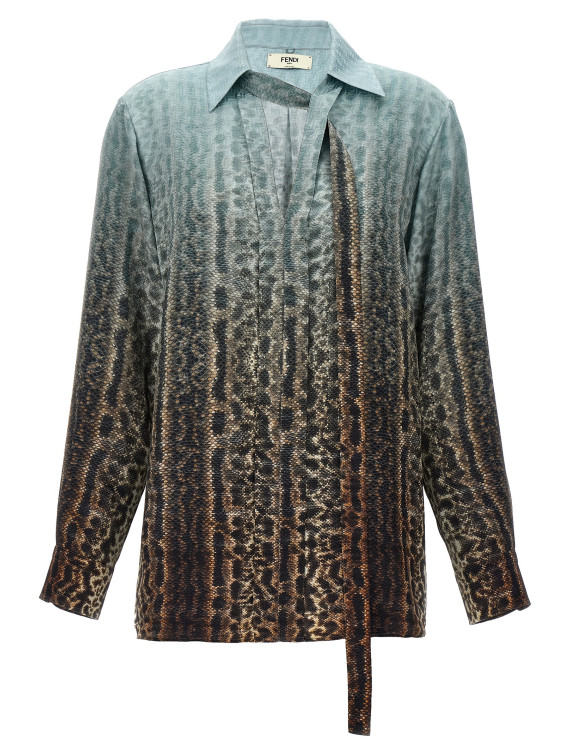 Рубашка FENDI Animal print shirt (FS8166ARUFF08S8) #1