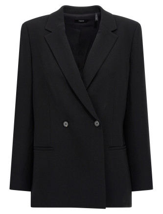 Жакет THEORY Double-breasted blazer