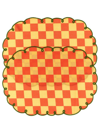 Кухонный текстиль BITOSSI Set of 2 placemats with scalloped edge (DAM00004U) #