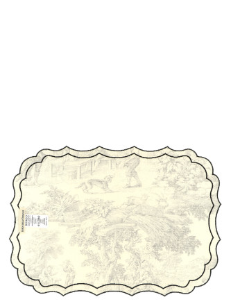 Кухонный текстиль BORGO DELLE TOVAGLIE Firenze placemat in stain-resistant cotton (AE1020CO0000NERONERO) #