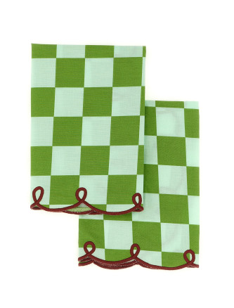 Кухонный текстиль BITOSSI Set of 2 napkins with scalloped edge (DAM00056U) #