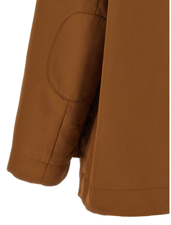 Куртка GANNI Brown twill jacket (A101022105W) #