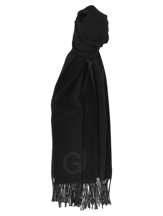 Шарф GANNI Maxi logo scarf (A3905099) #1