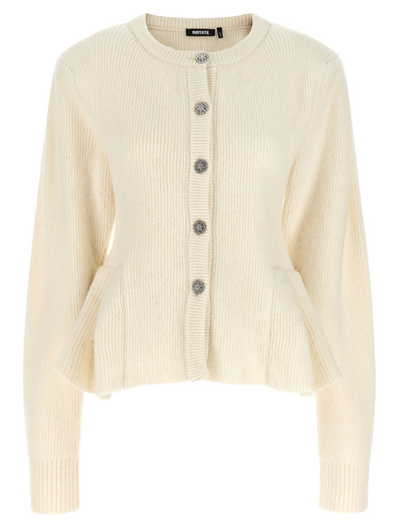 Кардиган ROTATE BIRGER CHRISTENSEN White jewel buttons cardigan (116903857857) #1