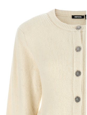 Кардиган ROTATE BIRGER CHRISTENSEN White jewel buttons cardigan (116903857857) #