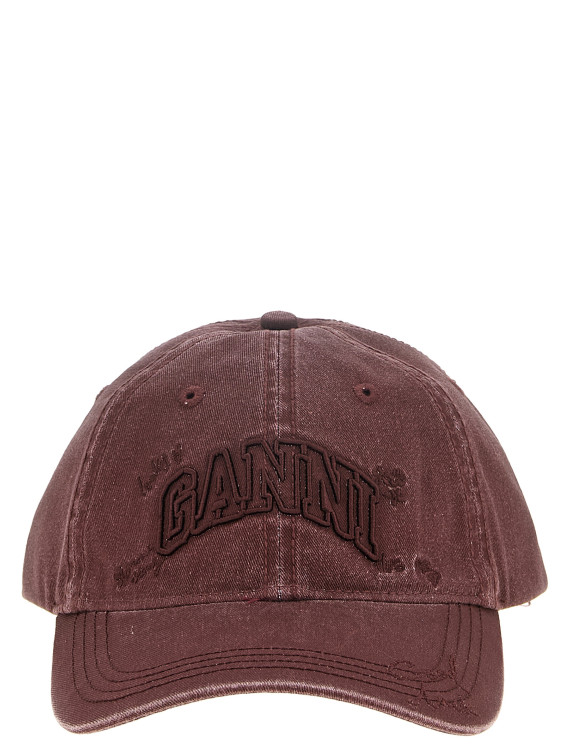 Головной убор GANNI Vintage logo hat (B3020267431) #1
