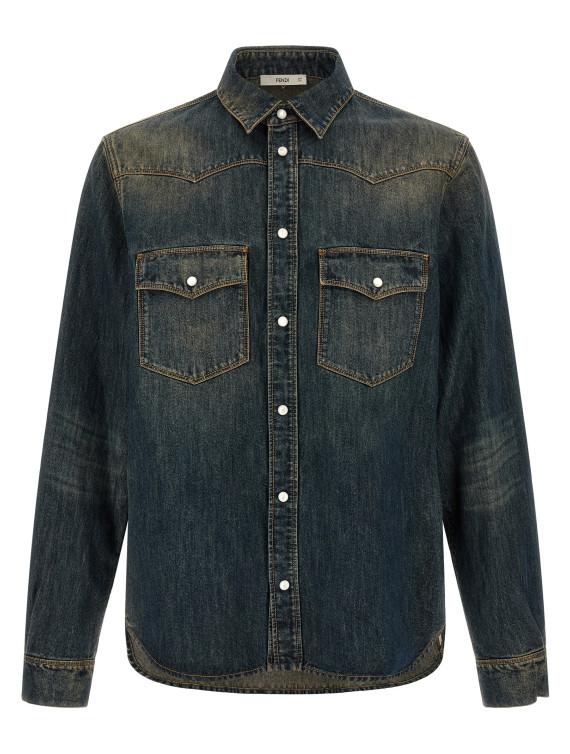 Рубашка FENDI Bananatex® denim shirt (FLF002B1PDF19S8) #1