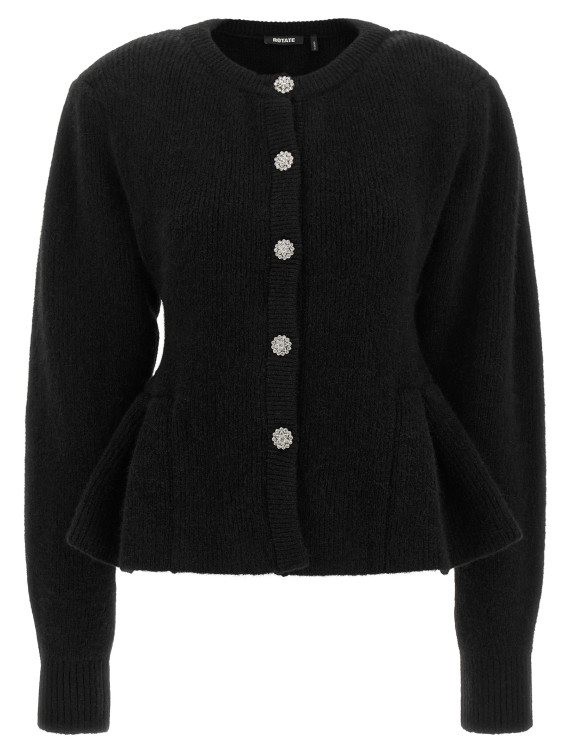 Кардиган ROTATE BIRGER CHRISTENSEN Black jewel button cardigan (116903100100) #1