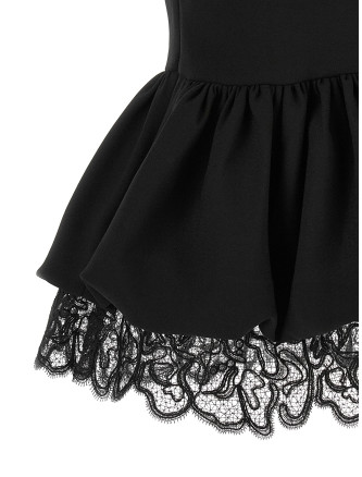 Вечерний топ ROTATE BIRGER CHRISTENSEN Black peplum top (116790100100) #
