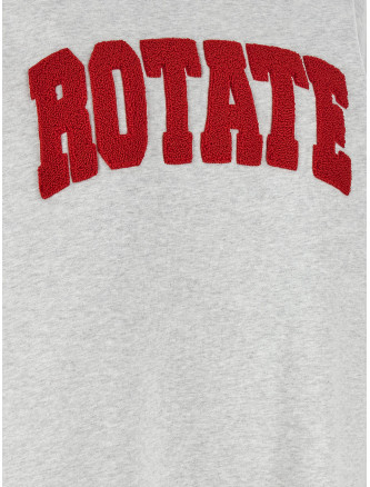 Свитшот ROTATE BIRGER CHRISTENSEN Red logo sweatshirt (11637014721472) #