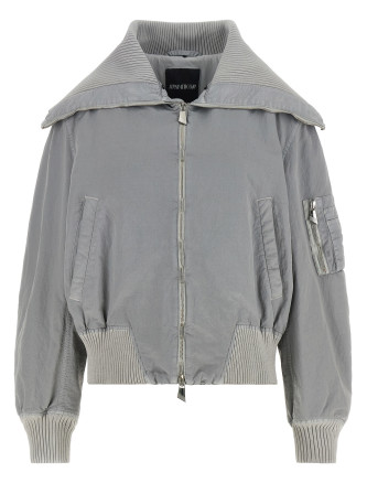 Куртка THE ATTICO Feather insert bomber jacket (CAPWCB00132PAA140OD042) #
