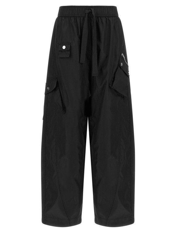 Брюки GANNI Black utility pants (W0644099) #1