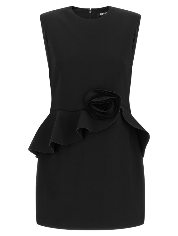 Мини-платье ROTATE BIRGER CHRISTENSEN Black pink dress (116651100100) #1