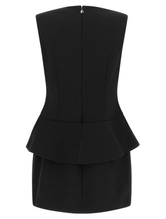 Мини-платье ROTATE BIRGER CHRISTENSEN Black pink dress (116651100100) #