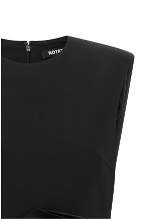 Мини-платье ROTATE BIRGER CHRISTENSEN Black pink dress (116651100100) #