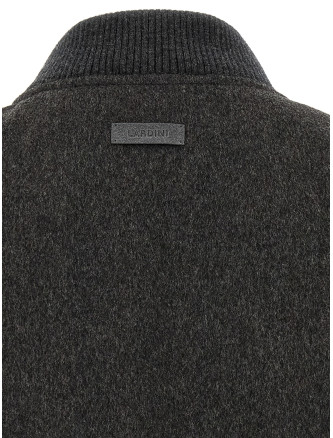 Куртка LARDINI Mélange grey wool bomber jacket (ACTEORCN65602950) #