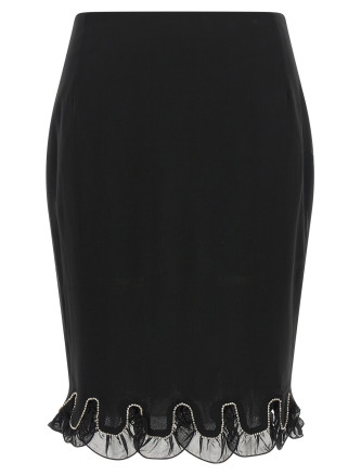 Юбка ROTATE BIRGER CHRISTENSEN Chiffon flounces skirt