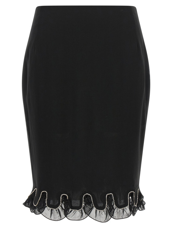 Юбка ROTATE BIRGER CHRISTENSEN Chiffon flounces skirt (116819100100) #1
