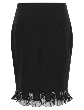 Юбка ROTATE BIRGER CHRISTENSEN Chiffon flounces skirt (116819100100) #