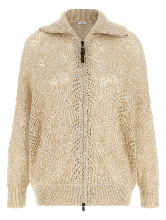 Кардиган BRUNELLO CUCINELLI 'Dazzling Abstract Leaf' (MRG562516CEZ53) #1