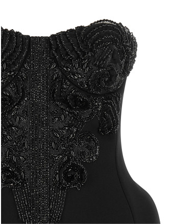 Мини-платье ELISABETTA FRANCHI Crystal corset dress (AB01668E2110) #