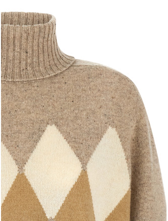 Свитер BALLANTYNE Beige diamond turtleneck sweater (B1P8367W00694021) #