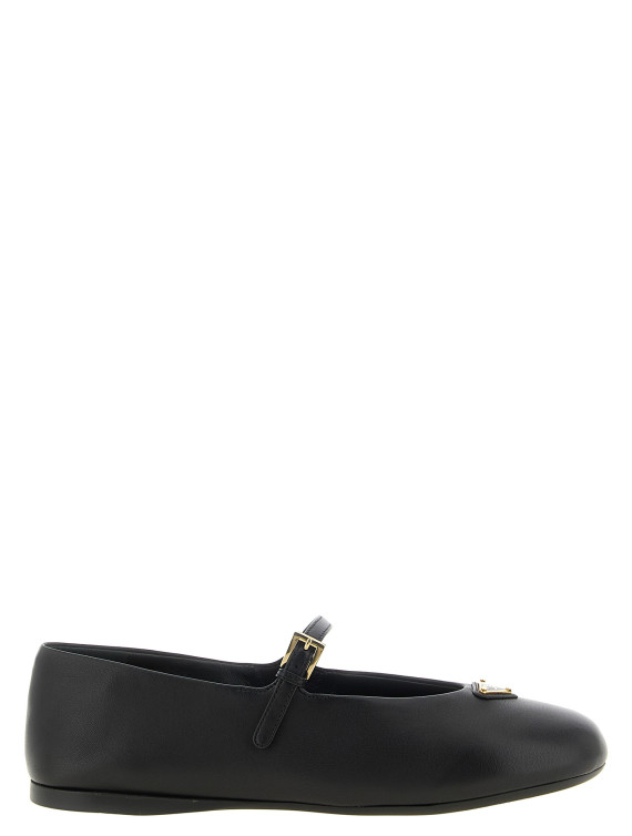 Балетки PRADA Black nappa ballet flats (1F793NFAA05038F0002) #1