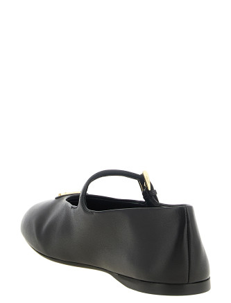 Балетки PRADA Black nappa ballet flats (1F793NFAA05038F0002) #