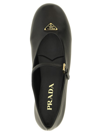 Балетки PRADA Black nappa ballet flats (1F793NFAA05038F0002) #