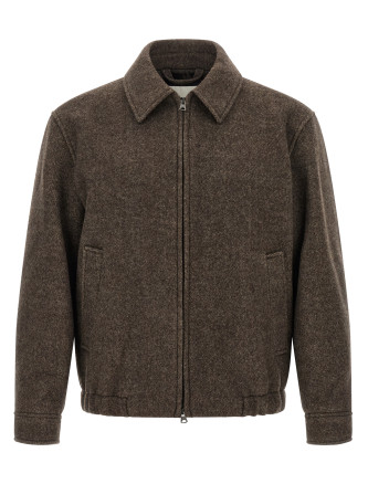 Куртка DUNST Mélange brown wool jacket