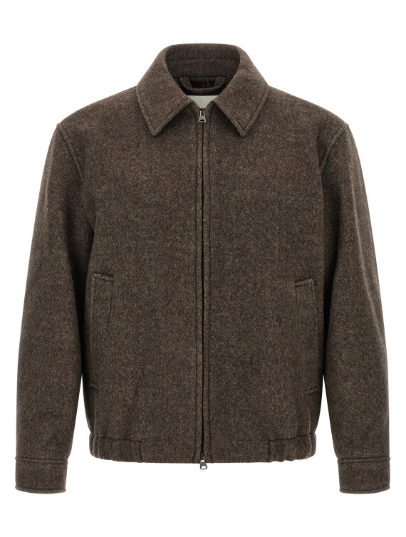 Куртка DUNST Mélange brown wool jacket (UDJU6D126W2BROWN) #1