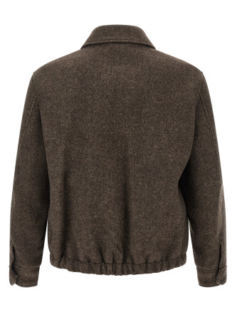 Куртка DUNST Mélange brown wool jacket (UDJU6D126W2BROWN) #