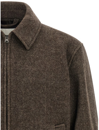 Куртка DUNST Mélange brown wool jacket (UDJU6D126W2BROWN) #
