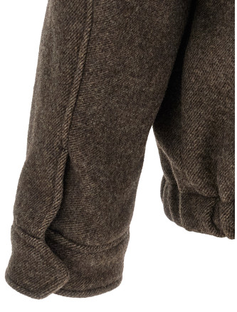 Куртка DUNST Mélange brown wool jacket (UDJU6D126W2BROWN) #