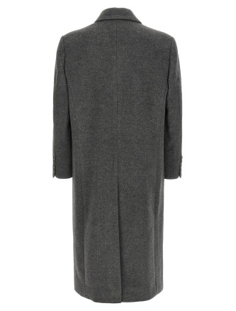 Пальто DUNST Grey wool double-breasted coat (UDCO6D125G2MELANGEGREY) #