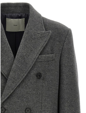 Пальто DUNST Grey wool double-breasted coat (UDCO6D125G2MELANGEGREY) #