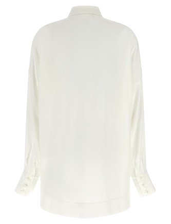 Рубашка DI.LA3 PARI' White jabot shirt (CB22AVORIO) #