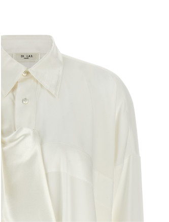 Рубашка DI.LA3 PARI' White jabot shirt (CB22AVORIO) #