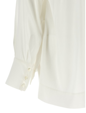 Рубашка DI.LA3 PARI' White jabot shirt (CB22AVORIO) #