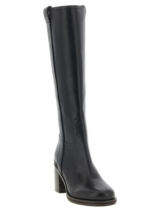 Сапоги BRUNELLO CUCINELLI Black Riding leather boots (MZSLC3359PC101) #