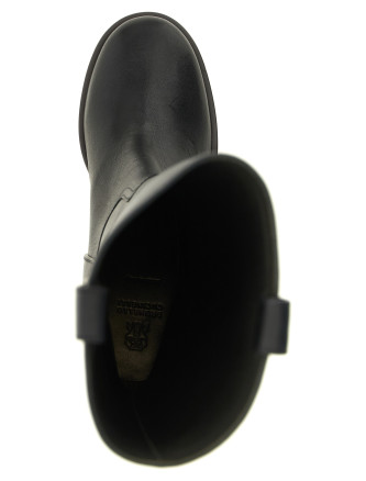 Сапоги BRUNELLO CUCINELLI Black Riding leather boots (MZSLC3359PC101) #