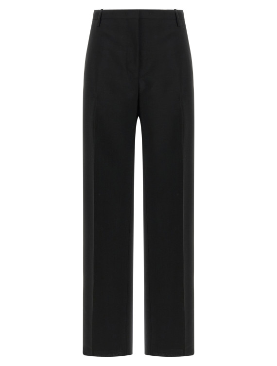 Брюки FENDI Black wool and mohair pants (FR6756B1G1F0QA1) #1