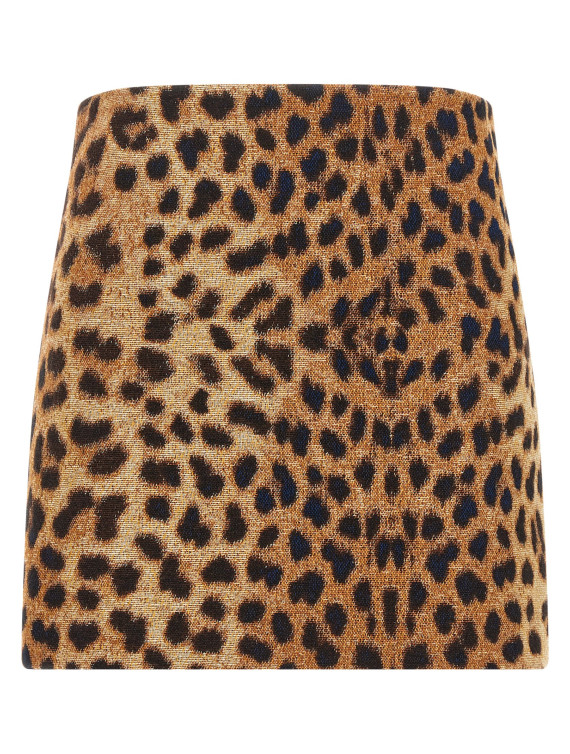 Мини-юбка FEDERICA BONIFACI 'Leopard' (GO001LEOPARDBEIGE) #1