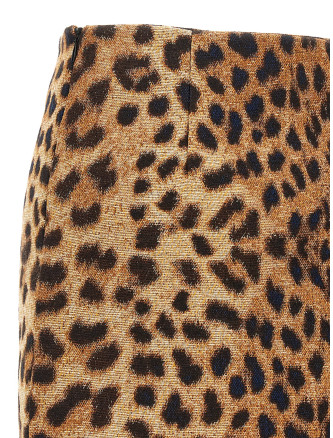 Мини-юбка FEDERICA BONIFACI 'Leopard' (GO001LEOPARDBEIGE) #