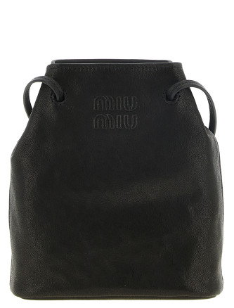 Сумка MIU Black mini nappa leather crossbody bag