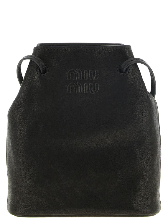 Сумка MIU Black mini nappa leather crossbody bag (5NF460AEFXF0002) #1