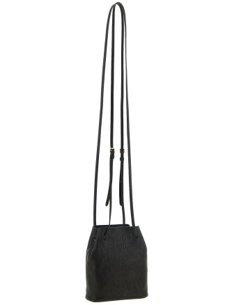 Сумка MIU Black mini nappa leather crossbody bag (5NF460AEFXF0002) #