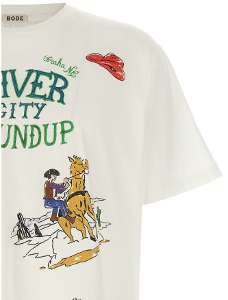 Футболка BODE 'River City' (MRF26CS005CREAM) #