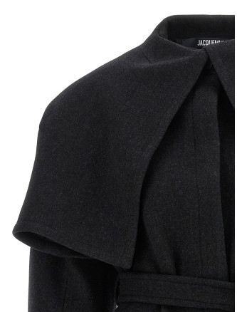 Пальто JACQUEMUS 'Le Caban Boléro' (26HCOW00148AW00863970) #